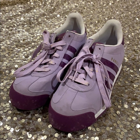 Purple adidas Samoa - Picture 1 of 1